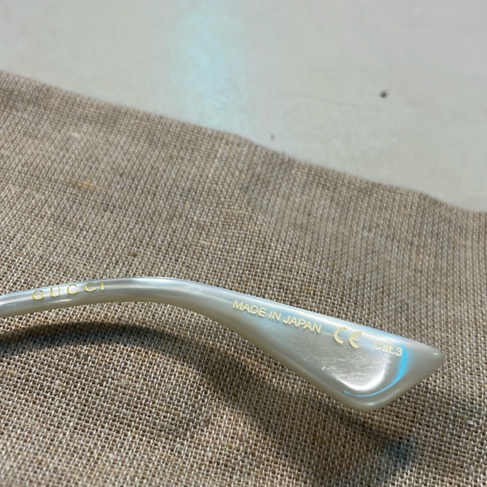 $ALE-Gucci Feline Round Metal Sunglasses - Picture 6 of 10